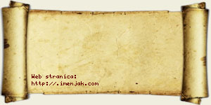 Žanka Zakić vizit kartica